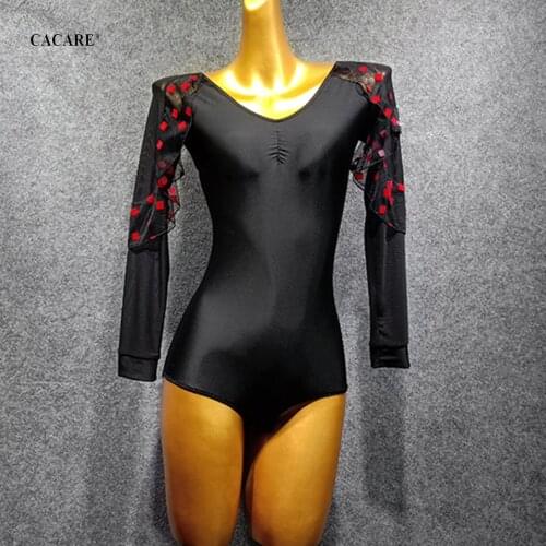 Bodysuit for Ballroom Dance Competition Dresses Waltz Tango Dance Dresses Standard Flamenco Wear Costume Customize D0750 Body
