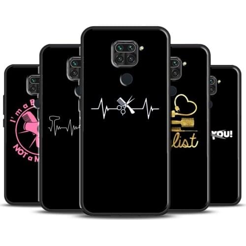 Fashion Hair Stylist Tools Cover For Xiaomi Redmi Note 9 Pro 7 8 8T 9S Note 10 Pro Phone Case For Redmi K40 9A 9C 9T