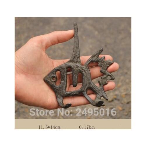 Marinefish Ocean series Cast Iron Wall Hook Wall Mount Towel Hanger Hook for Hat, Key, Coats