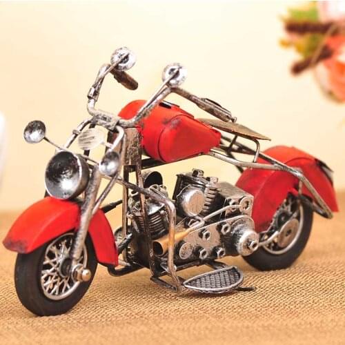 D creative home decoration decoration of modern living room simple European style TV cabinet office decoration crafts motorcycle