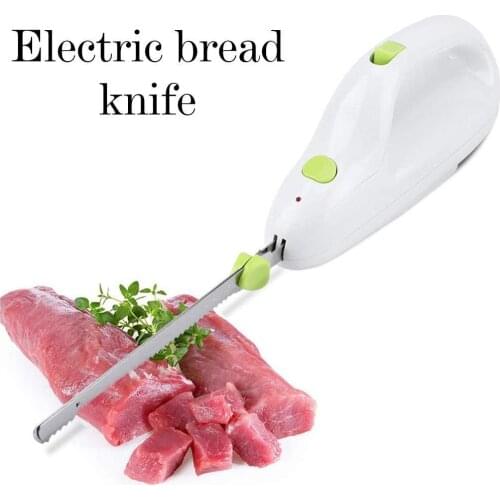 EU Electric Freeze Meat Knife Bread Pastry Steel Automatic Serrated Cutting Electric Kitchen Meat Tools Knife Knife A0A1
