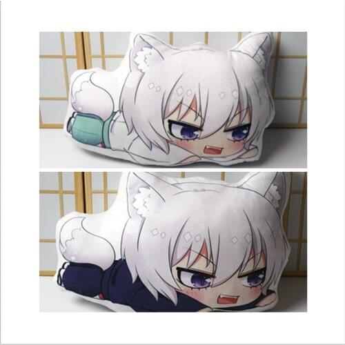 Kamisama kiss figure pillow toy Anime Kamisama Love Tomoe plush stuffed cute fox doll double sided pillowcase 50cm for gift