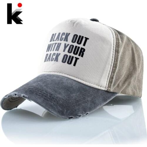 Washed Denim Baseball Cap Men Women Soft Cotton Dad Hats Letter Trucker Bones Snapback Hip Hop Casquette Breathable Visor Hat
