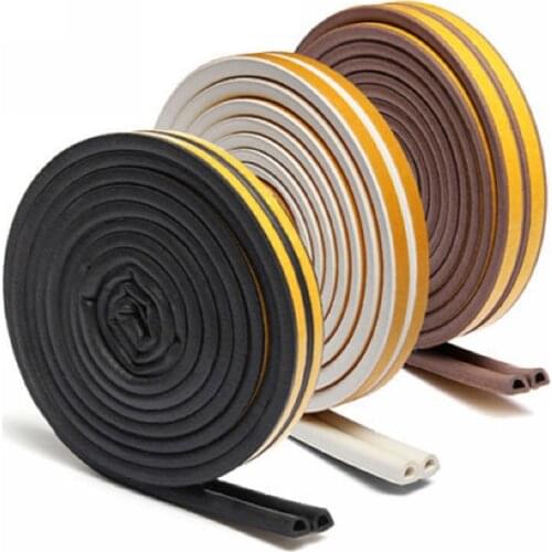 5M DPE Adhesive Door And Window Sealing Strip Glass Anti-collision Rubber Strip Foam Sound Insulation Strip Rubber Seal Collisio