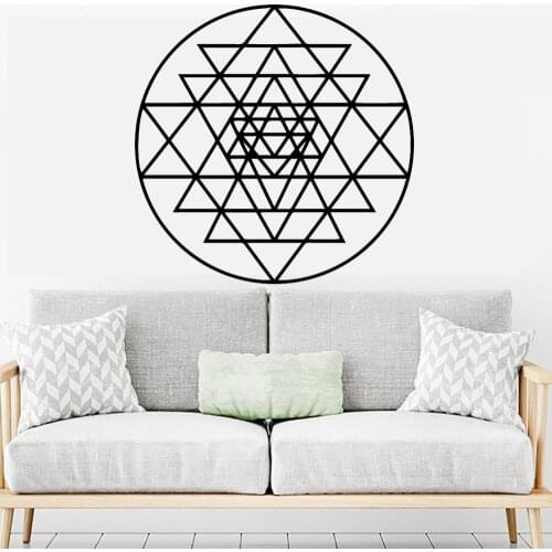 Creatives Wall Stickers Geometric Patterns Vinyl Wall Decals Nodic Home Decoration Living Room Dining Room Background Wall Z366