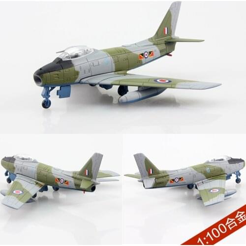 1/100 Scale WWII Army UK/US F-86 F86 Airplane Fighter Models Adult Toys for Display Show Collections Souvenir Ornaments