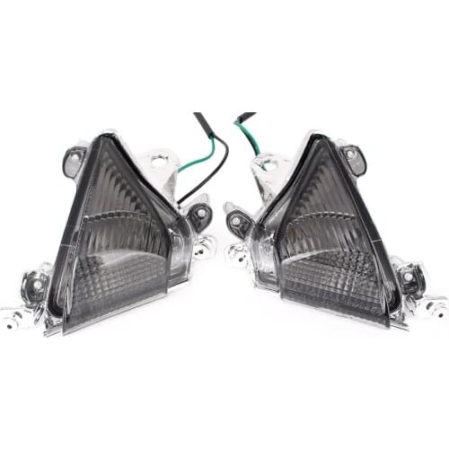 Motorcycle Front Turn Signals Light Lamp Indicator Blinkers Lens Cover Housing Shell For Kawasaki Ninja ZX10R 2004 2005