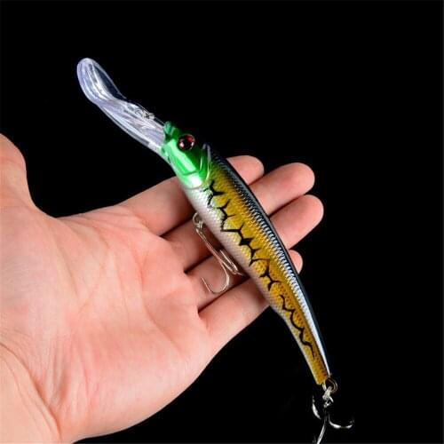 1PCS Minnow Fishing Lures 16.5mm 28g Hard Lure Artificial Plastic Bait 3D Eyes Bass Wobblers Crankbait Pesca Carp Fishing Tackle