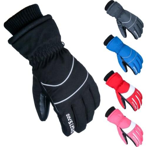 Mens Womens Winter Ski Gloves Touch Screen Cold Weather Protection Outdoor Warm Snowboard Snow Motorcycle Waterproof Glove