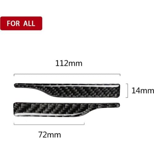 2pcs Carbon Fiber Car Rearview Mirror Sticker Trim Decoration Cover Car Styling Accessories for Toyota Camry 2018-2019