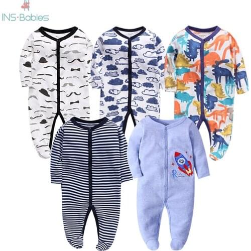 2020 Autumn Baby clothing for baby girl and boys Newborn Baby Clothes Girl Dinosaur Boy Clothes long sleeve spring kids Romper