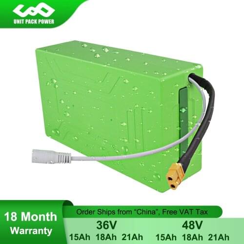 Trike/Go-Kart/eScooter Waterproof Battery Pack 48V 52V 15Ah 18Ah 21Ah for 1500W 1000W 750W 500W Bafang TSDZ2 eBike Battery Motor