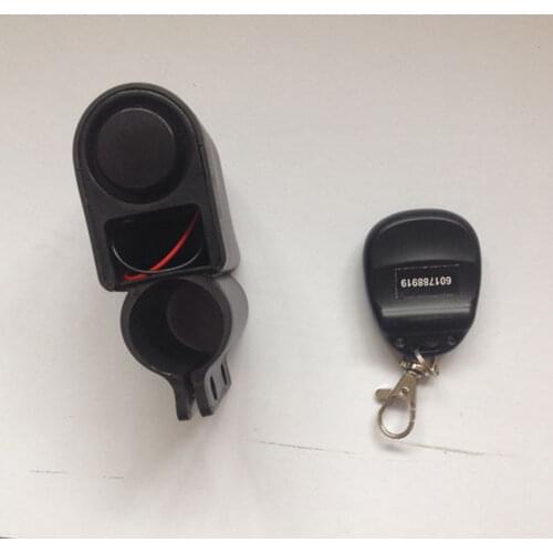 Wireless Motorcycle Bicycle Bike Alarm Anti-Theft Burglar Vibration Security Alarm Super Loud, Remote Control Included