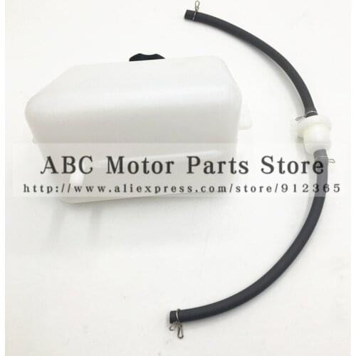 CITALL New White Gas Fuel Tank Oiler fit for 2 Stroke 43cc 47cc 49cc Mini Scooter Quad Dirt Pocket Bike ATV Scooter Bikes