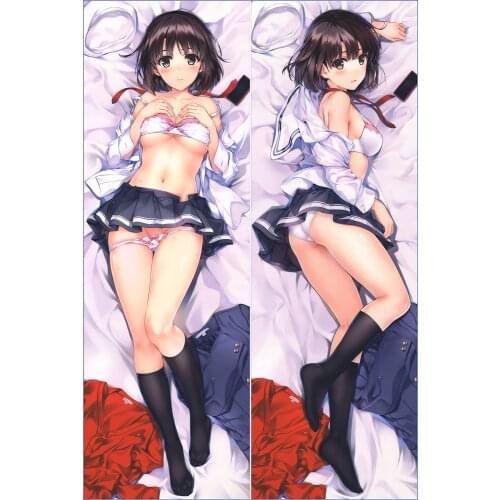 Dakimakura Anime Katou Megumi (Saekano How To Raise A Boring Girlfriend ) Hugging Body Pillow Case Cushion Cover Gift