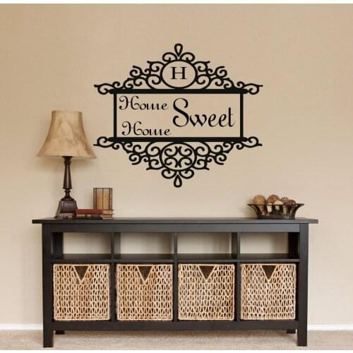 Welcome Home Wall Decal Living Room Removable Art Vinyl Home Decor Flowers And Birds Wall Sticker