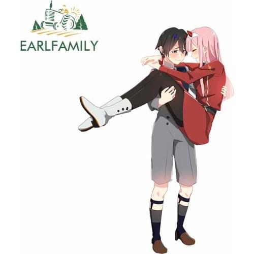 EARLFAMILY 13cm x 9.1cm For ZERO TWO Bumper Car Stickers Fashion Fine Decal Car Accessories Refrigerator VAN Decoration