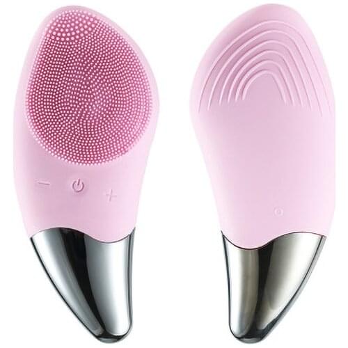 Mini Electric Face Cleansing Brush Silicone Sonic Electric Facial Cleanser Deep Washing Face Massager Facial Brush