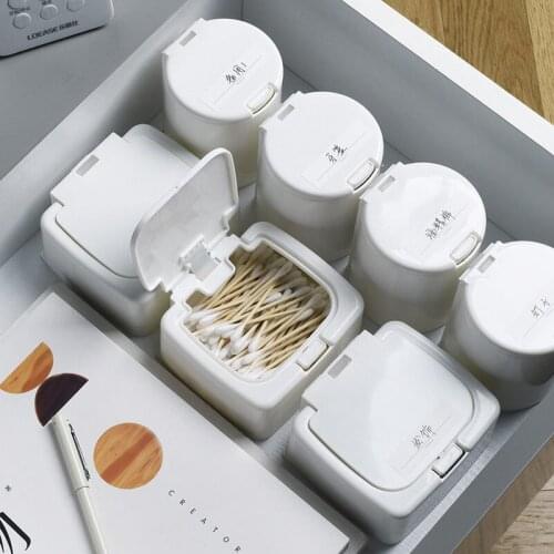 Japanese-style Storage Box with Lid Moisture-proof and Dust-proof Grocery Storage Boxes Sundries Classification Storage Box U2