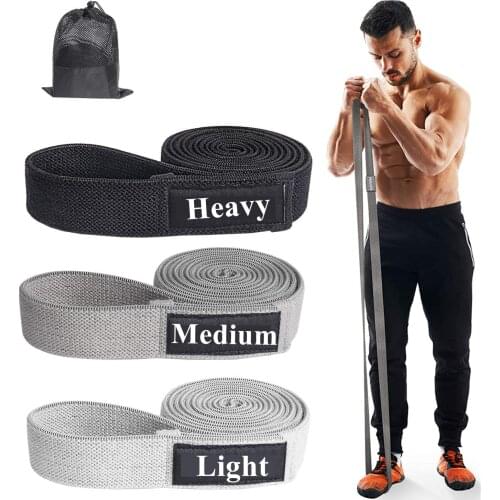 Fitness Long Resistance Bands Workout Fabric Elastic Booty Bands Set Pull Up Woman Assist Leg Exercise Gym Equipment for Home