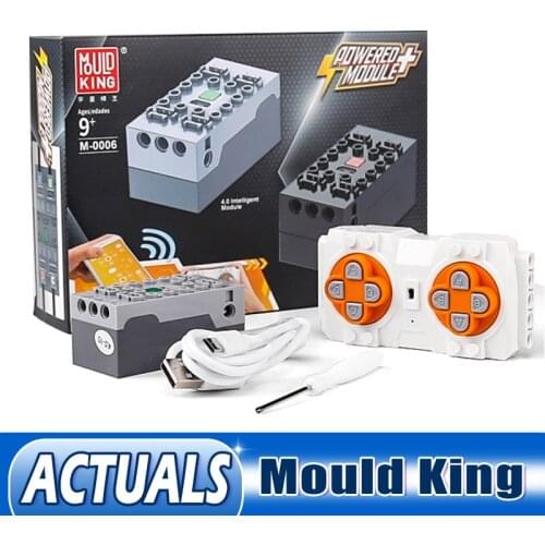 Newest Mould King Motorized High-Tech Car Battery Box And APP Remote Controller 4.0 Intelligent Module Motor For Building Blocks