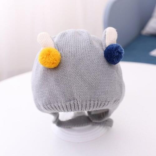 Baby Boy Girl Autumn And Winter Warm Baby Knitted Hat Cartoon Baby Woolen Cute Hat Cute Fashion 2021