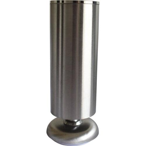 180mm Table Stand Adjustable Furniture Leg Foot Supporter 100KG Strong Bearing Furniture Cabinet Cupboard Caster Stainless Steel
