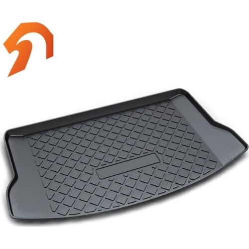 Rubber Rear Trunk Cover Cargo Liner Trunk Tray Floor Mats For TOYOTA Yaris 2015-2017 Carpet Liner Mats
