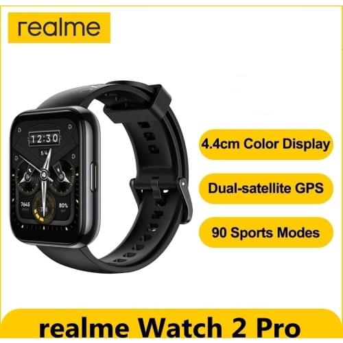 Realme Watch 2 Pro 1.75" Smart Watch Large Color Display IP68 Water Resistant 14-Day Battery Life 90 Sport Modes in stock