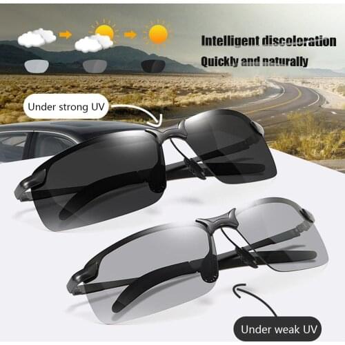 Brand Designer Vintage Driving Sunglasses Men Sun Glass Night Vision Eyewear Male Retro Classic Driving Fishing Outdoor UV400