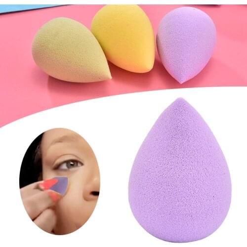 1 Pcs Random Color Mini Professional Makeup Sponge Puff For Women Foundation Tool Beauty Blender Cosmetic Puff Powder Sponge