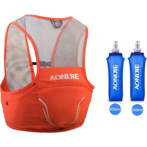 AONIJIE C932 2.5L Hydration Backpack Vest Lightweight Trail Running Bag With 500ml Soft Flask For Cycling Marathon Run Hiking