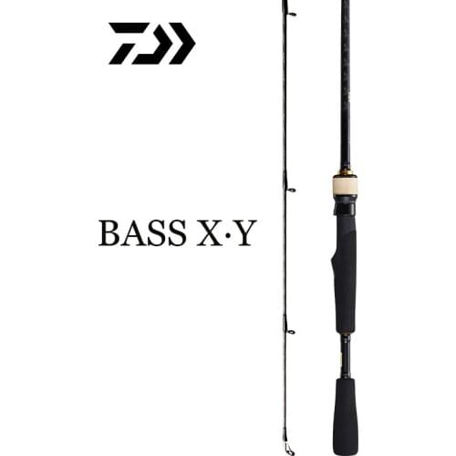 Original DAIWA 19 BASS X Y Carbon Fiber fishing rod casting rod 2section spinning rod ultra light fishing pole fishing equipment