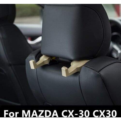 For MAZDA CX-30 CX30 Invisible Universal Car Seat Back Hooks Hangers Organizer Universal Headrest Mount Storage Hooks Decoration
