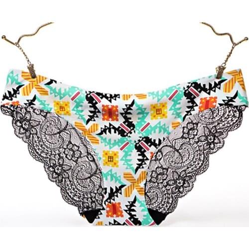 Womens Cotton Panties 3Pcs Soft Striped Women Underpants Solid Girls Briefs Sexy Female Lingerie M-XL Comfort Underwear