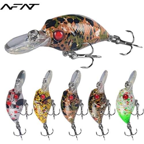 AFAT 1 pcs Pesca Crankbait 4.5cm 3g Fishing Wobbler Top Water Lures for Pike Bass Arfiticial Hard Bait
