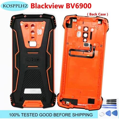 Black / Red Color Cover For Blackview BV6900 Back Cover Case Outer shell Replacement BV6900 Mobile Phone Shell Case + Tools