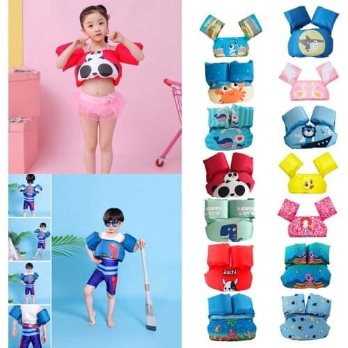 Kids Swim Arm Rings Baby Jumper Life Vest Floating Kids Safety Life Vest Childrens Swim Puddle Jumper Arm Rings Vest Form Foam