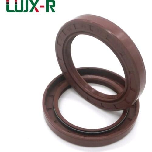 LUJX-R TC Skeleton Oil Seal With Spring Steel 38x48x5/38x52x7/38x55x7/38x58x8-38x75x12mm Shaft Seal Fluorine Gasket Radial Ring