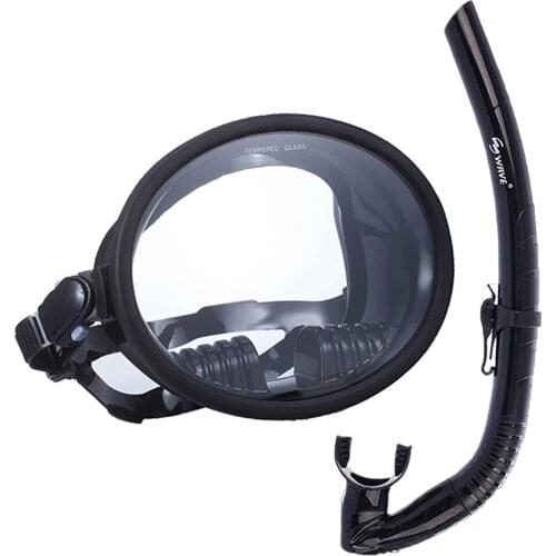 Adult Dive Mask Swimming Tube Underwater Scuba Anti Fog Snorkeling Glasses Goggles Respiratory Masks Professional Dive Equipment