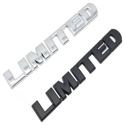 3D Metal LIMITED Off-road 4X4 Auto Trunk Emblems Badge Decals Sticker Car Accessories