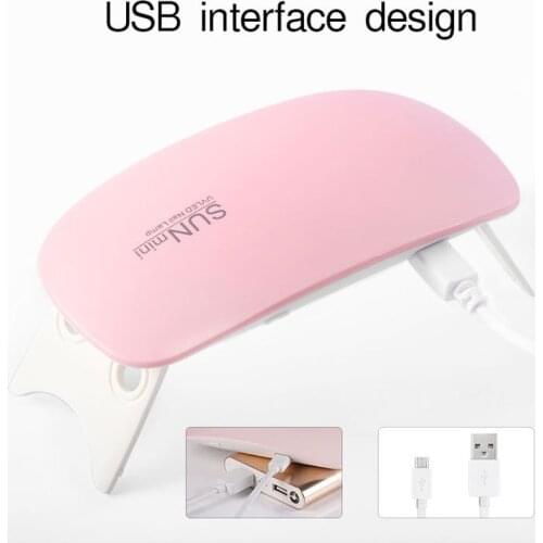 Mini UV Epoxy LED Lamp Dryer UV Resin Curing Manicure for Gel Dryer 30s 60s Timer USB Charge Jewerly Making Portable resin