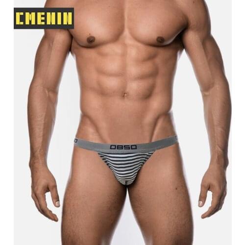 CMENIN Popular Cotton Underpants Gay Men Sexy Mans Underwear Thong Men Jockstrap Soft Mens Thongs And G strings Cueca BS3118