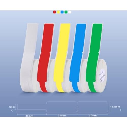 Newly D11/D61 Cable Label Printing Sticker Single Row Telecommunication Networks Cable Labels Paper