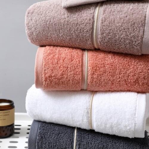 2021 New High-End Light Luxury Long-Staple Cotton Towel Soft and Absorbent Face Bath Towel Set Adults and Infants