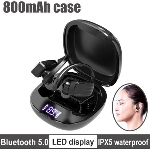New T11 Wireless Bluetooth Earphones TWS Sports earburds Waterproof Stereo Handsets with MIC charging case Led Display