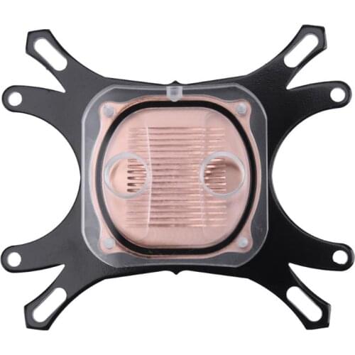 Copper Base CPU Water Block Water Cooling Cooler Computer Cooling Radiator For Intel & AMD With Mounting Screws