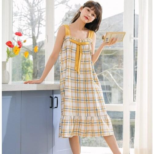 Plus Size Womens Cartoon Sleepwear Short Sleeve Cute Nightdress Negligee Summer Cotton Nightgown Casual Nightshirt Home Dress