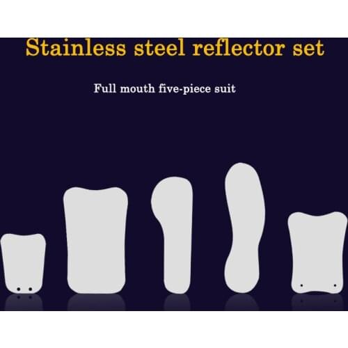 5 pcs/set Dental mirrors intraoral Orthodontic photography Stainless Steel Autoclavable Dentistry instruments Dentist tools