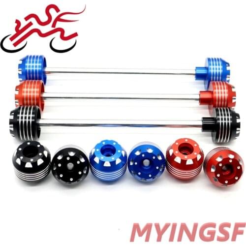 Motorcycle Swing Arm Wheel Protector For YAMAHA YZF-R6 2017 2018 Front Rear CNC Axle Fork Crash Slider